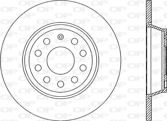 OPEN PARTS Тормозной диск BDR2263.10